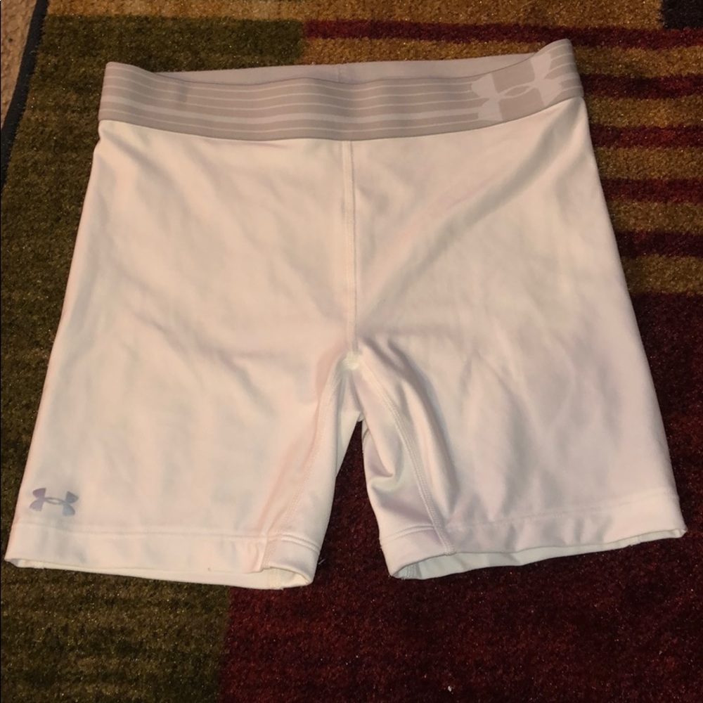 White Under Armour Shorts